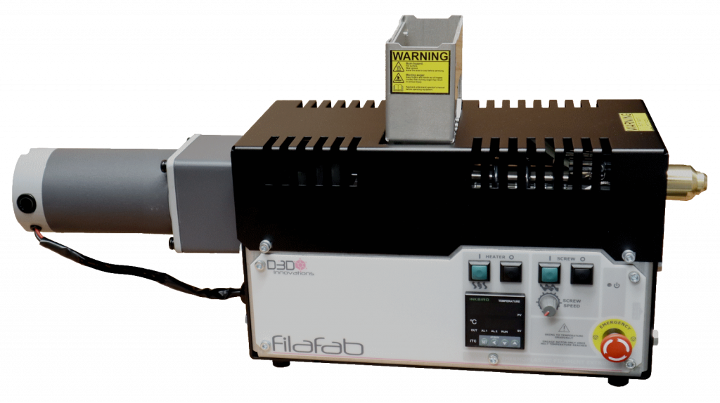 Filament Extruder for 3D Printing Recycling and Science